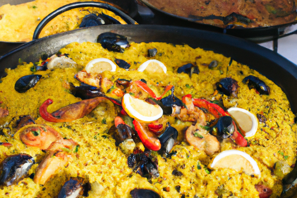 la vrai paella de traiteur paella 84